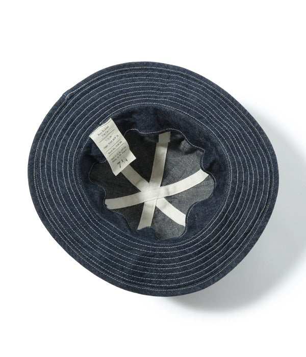 BR01476 HAT WORKING DENIM ONE WASH - NAVY
