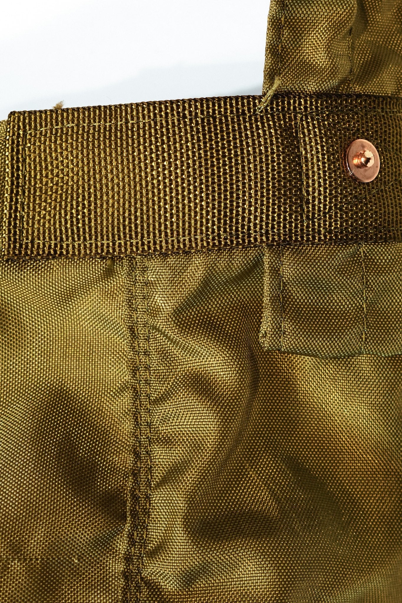 VINTAGE MILITARY DUFFLE BAG REMAKE NEWSPAPER BAG MIX - VINTAGE