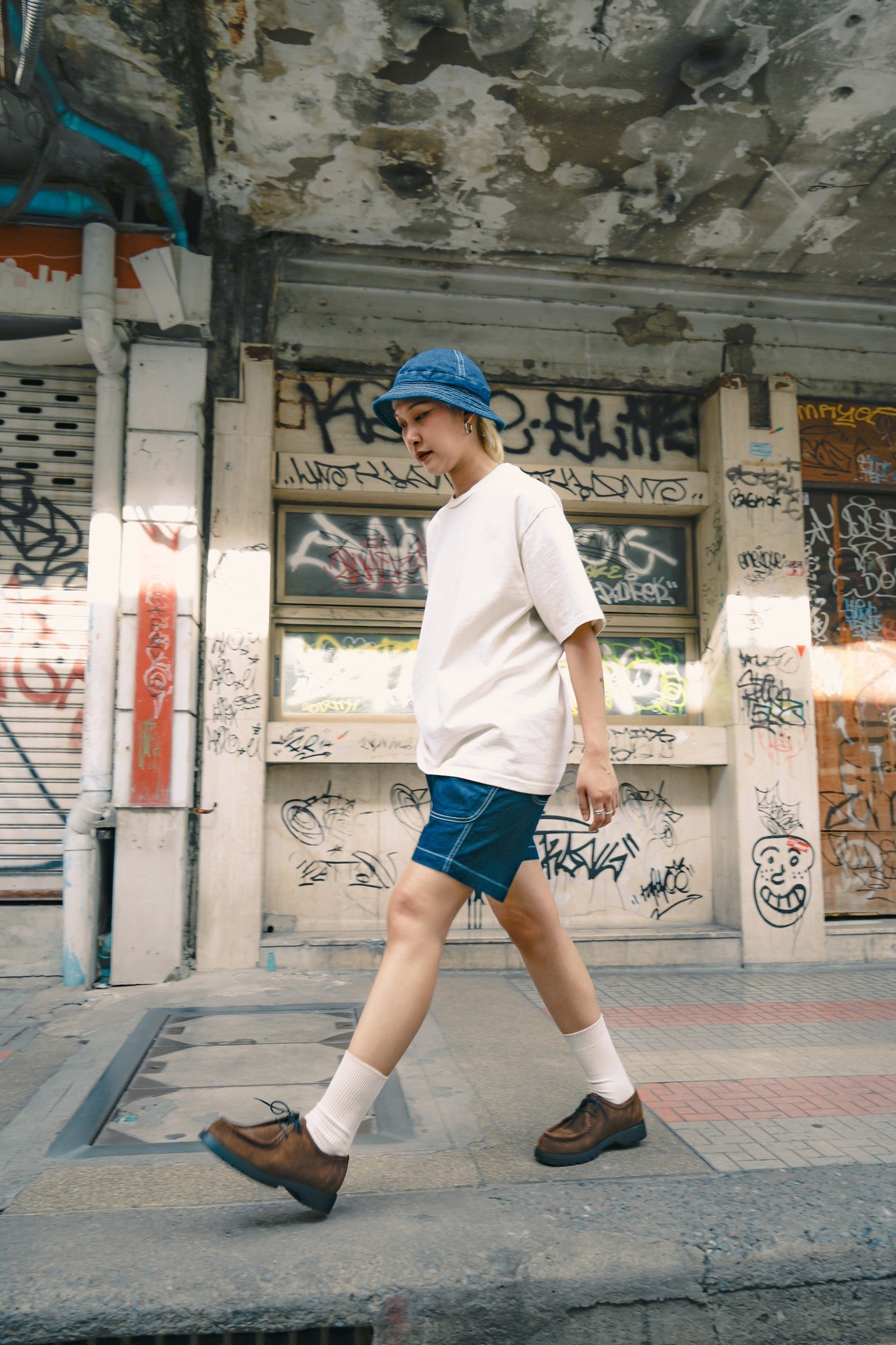 9oz TUBE TEE S/S - IVORY