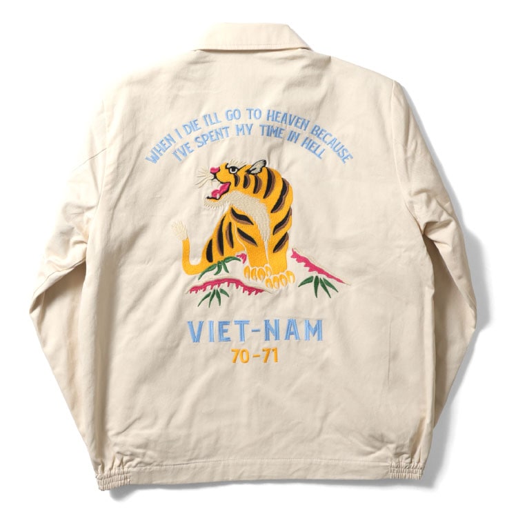 51350 VIETNAM JACKET (TIGER) - OFF WHITE