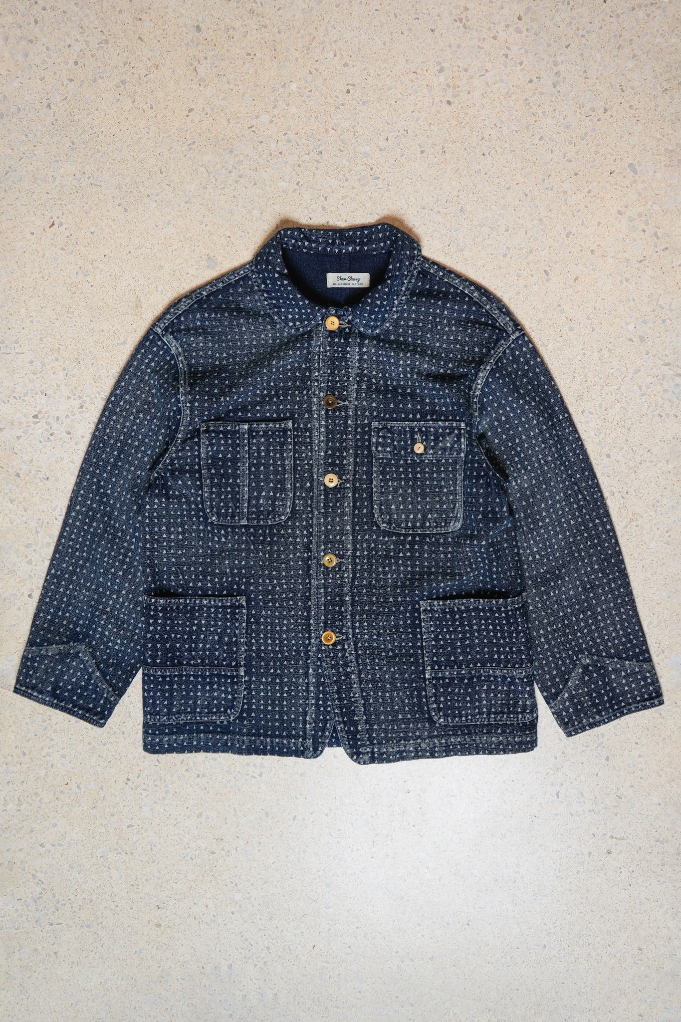 WABASH ZIMBABWE COTTON JACKET - INDIGO