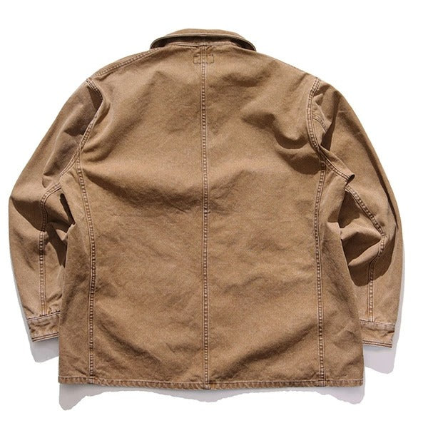 SC15723 COTTON DUCK FRENCH WORK JACKET - BROWN