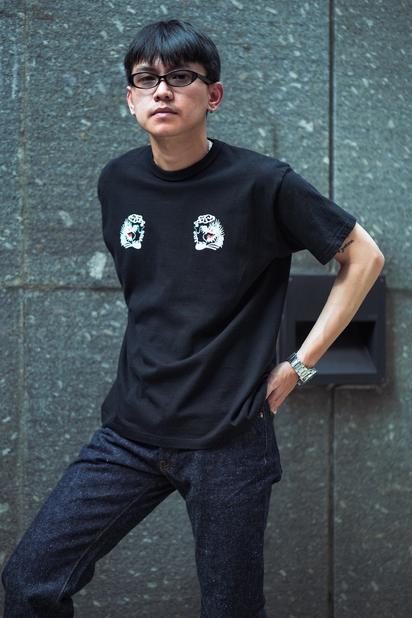 SCT25-101 Heavyweight T-shirt - BLACK
