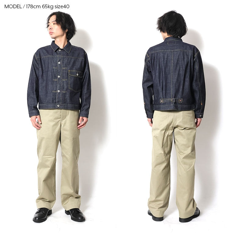 51498 US COTTON DENIM SHIRT JACKET - INDIGO ONE WASH