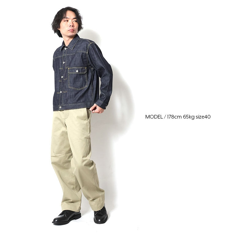 51498 US COTTON DENIM SHIRT JACKET - INDIGO ONE WASH