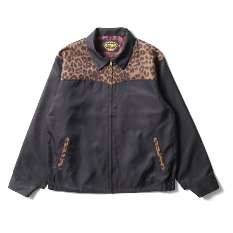 51553 SWING TOP (LEOPARD) - BLACK