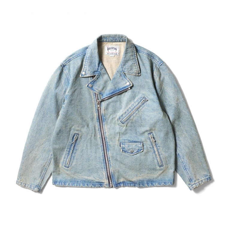 51562 DENIM DOUBLE RIDERS JACKET - INDIGO VINTAGE WASH