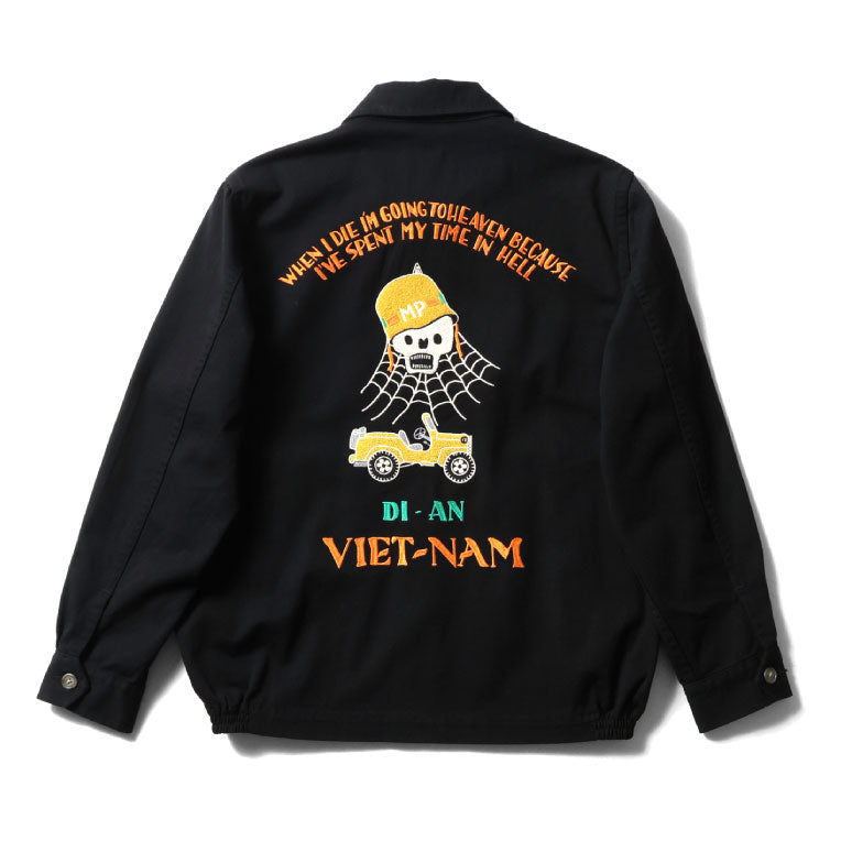 51577 VIETNAM JACKET (SKULL) - BLACK