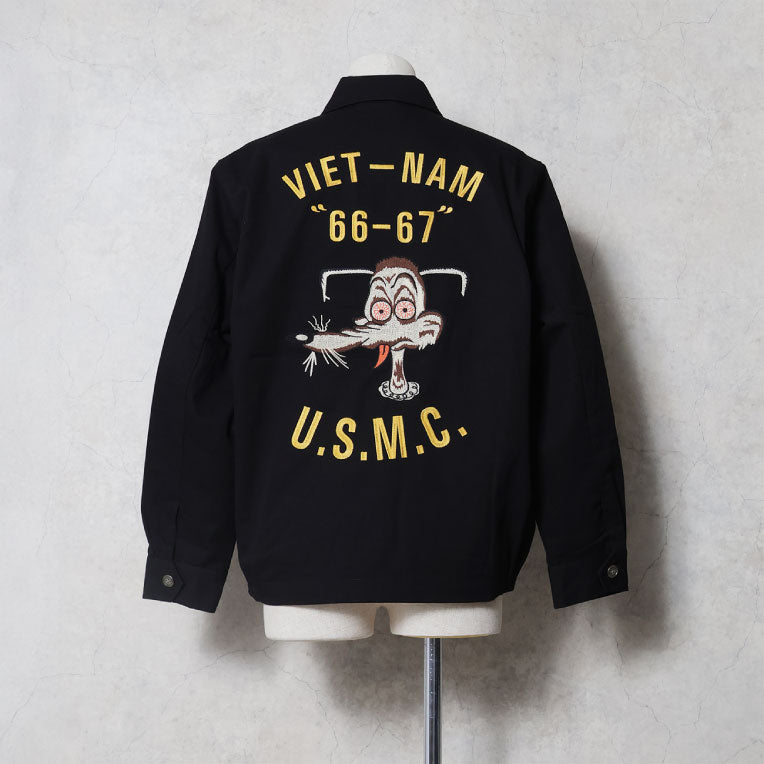 51637 VIETNAM JACKET (USMC) - BLACK