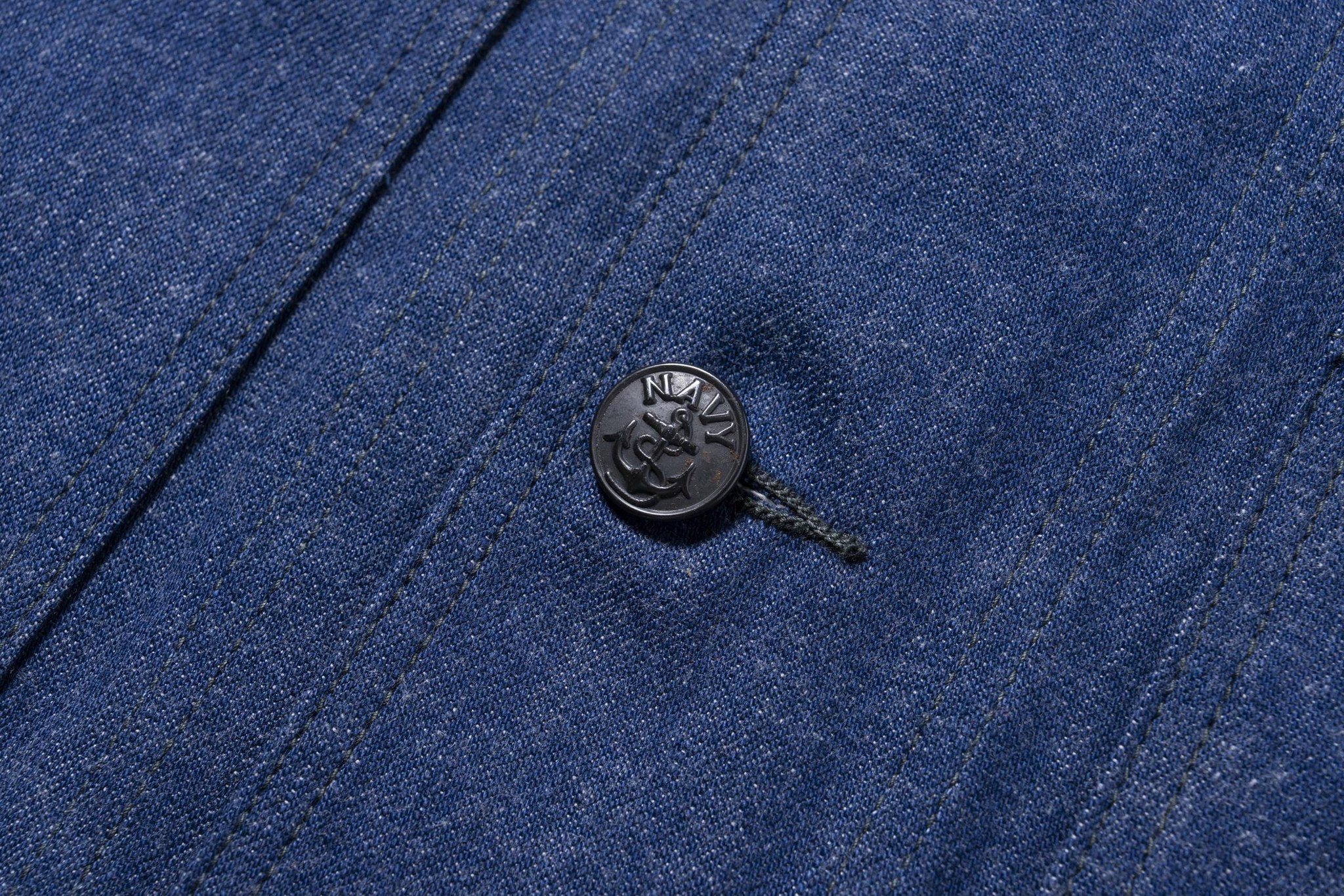 MJ23012 U.S. NAVY DENIM DUNGAREE JUMPER - INDIGO