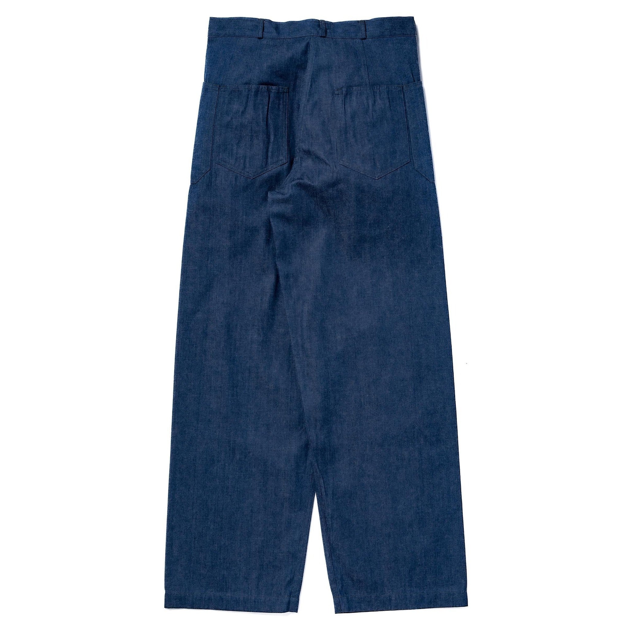 MP23007 U.S. NAVY DENIM DUNGAREE TROUSERS - INDIGO