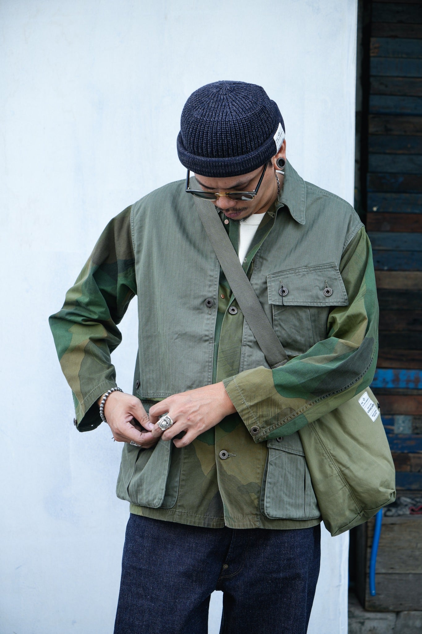 FATIGUE JACKET CAMO - GREEN