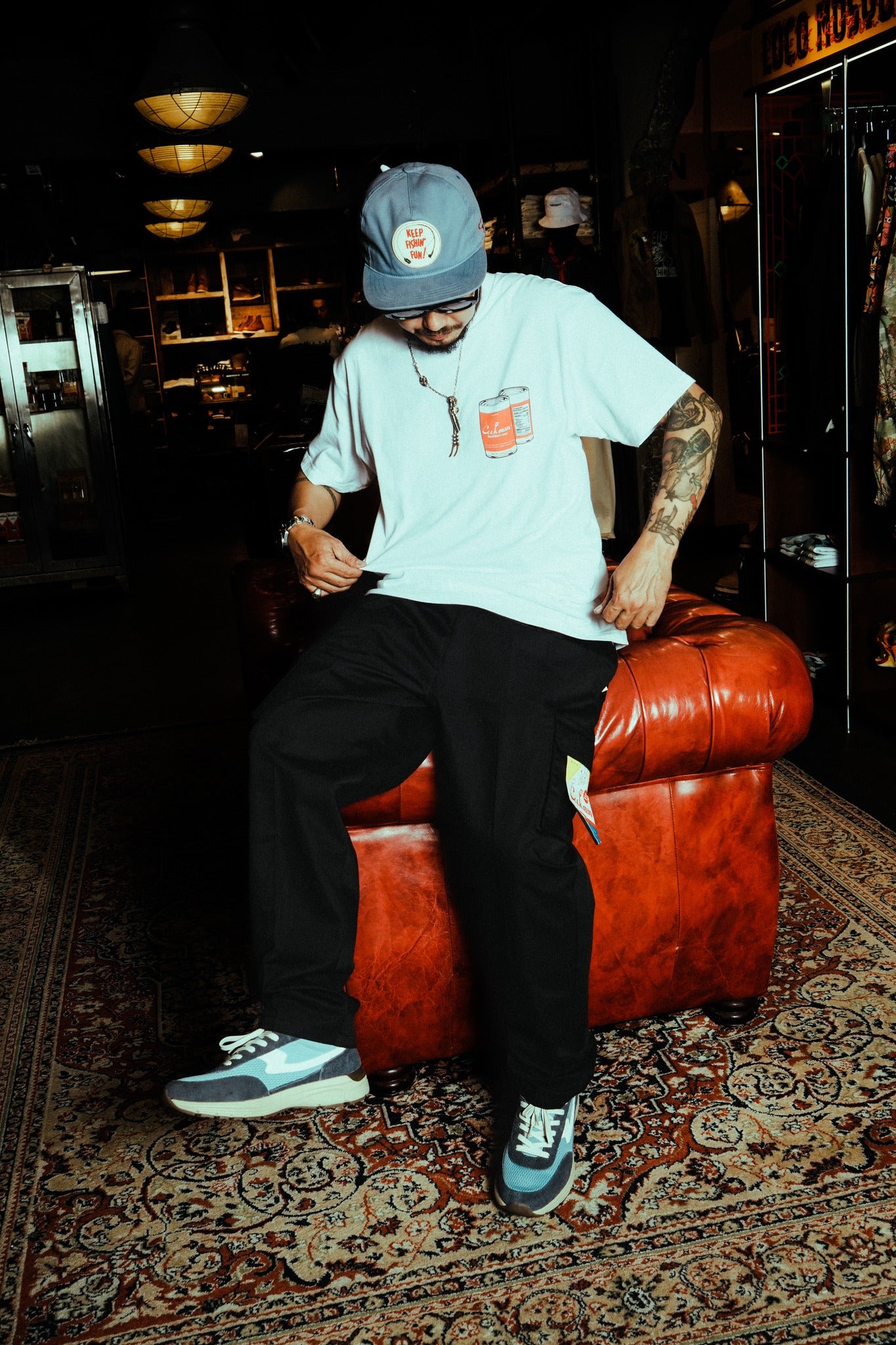 CHEF CARGO PANTS RIPSTOP - BLACK