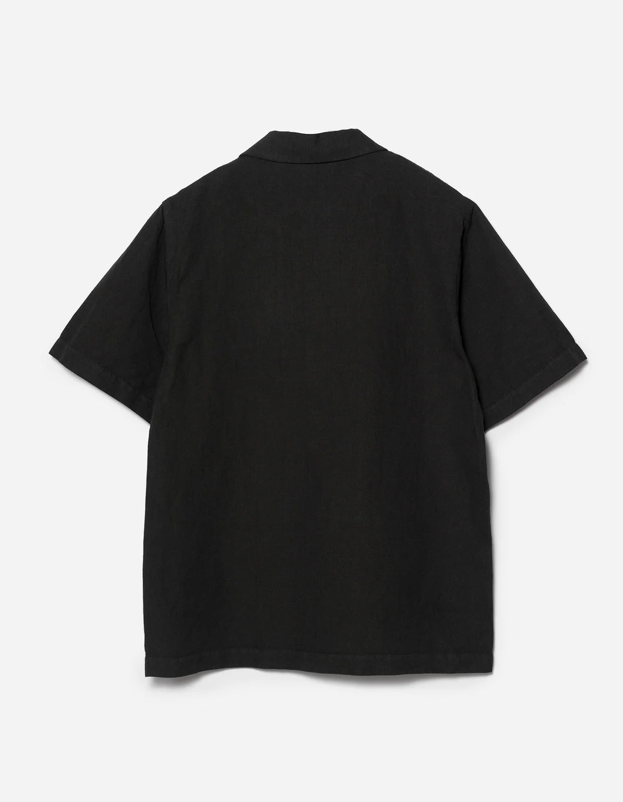 5211 HEMP CAMP COLLAR SHIRT - BLACK