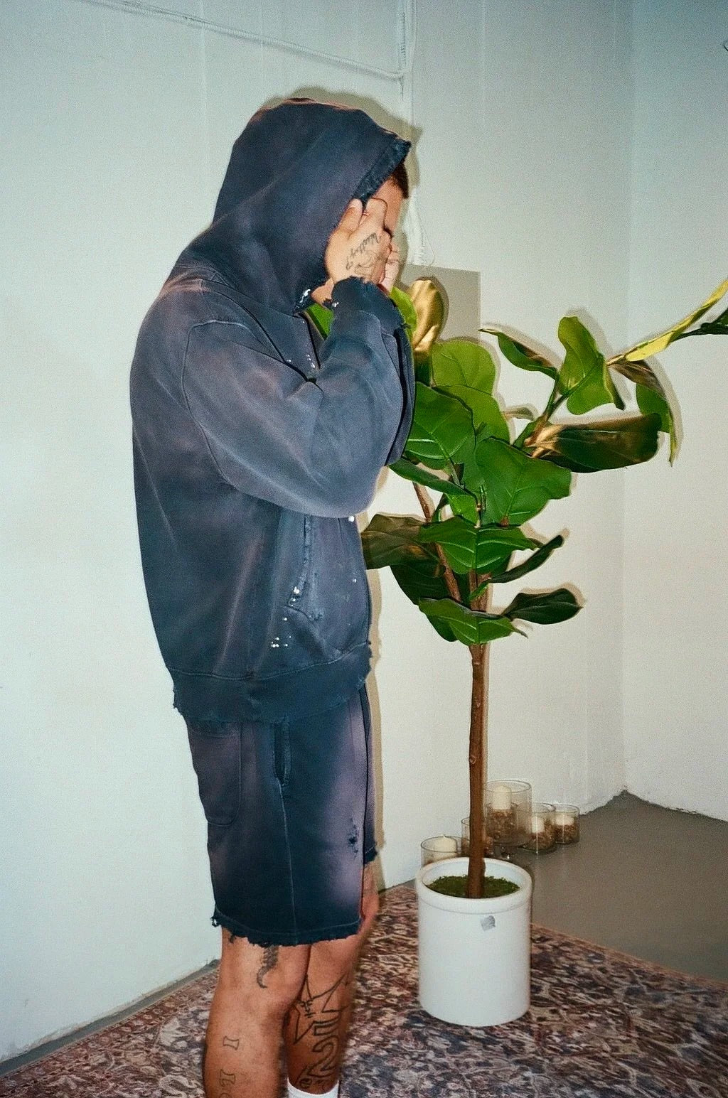 CLASSIC HOODIE 1930 IN STREET - BLACK