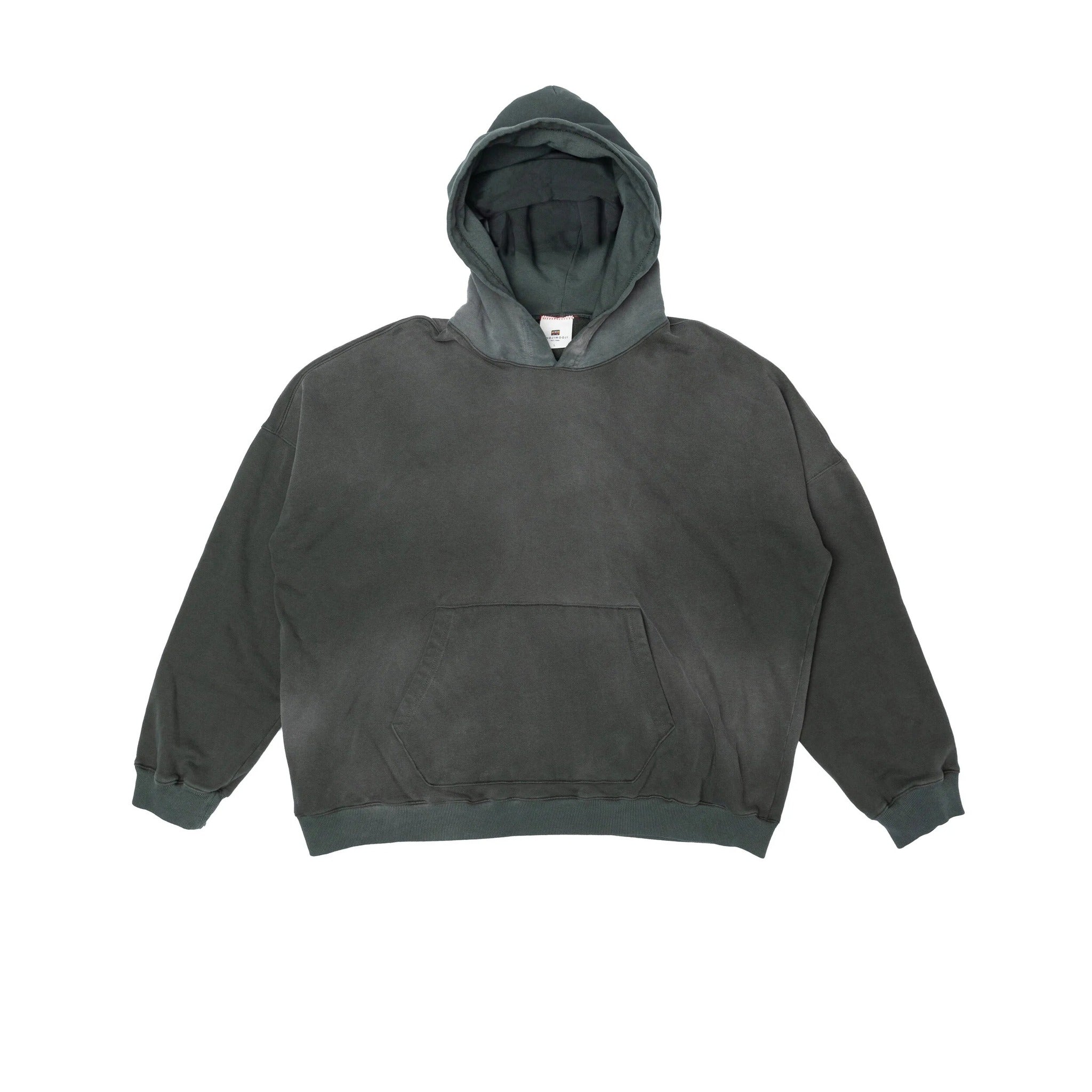 OVERSIZE CROP HOODIE - AGED OLIVE GREEN