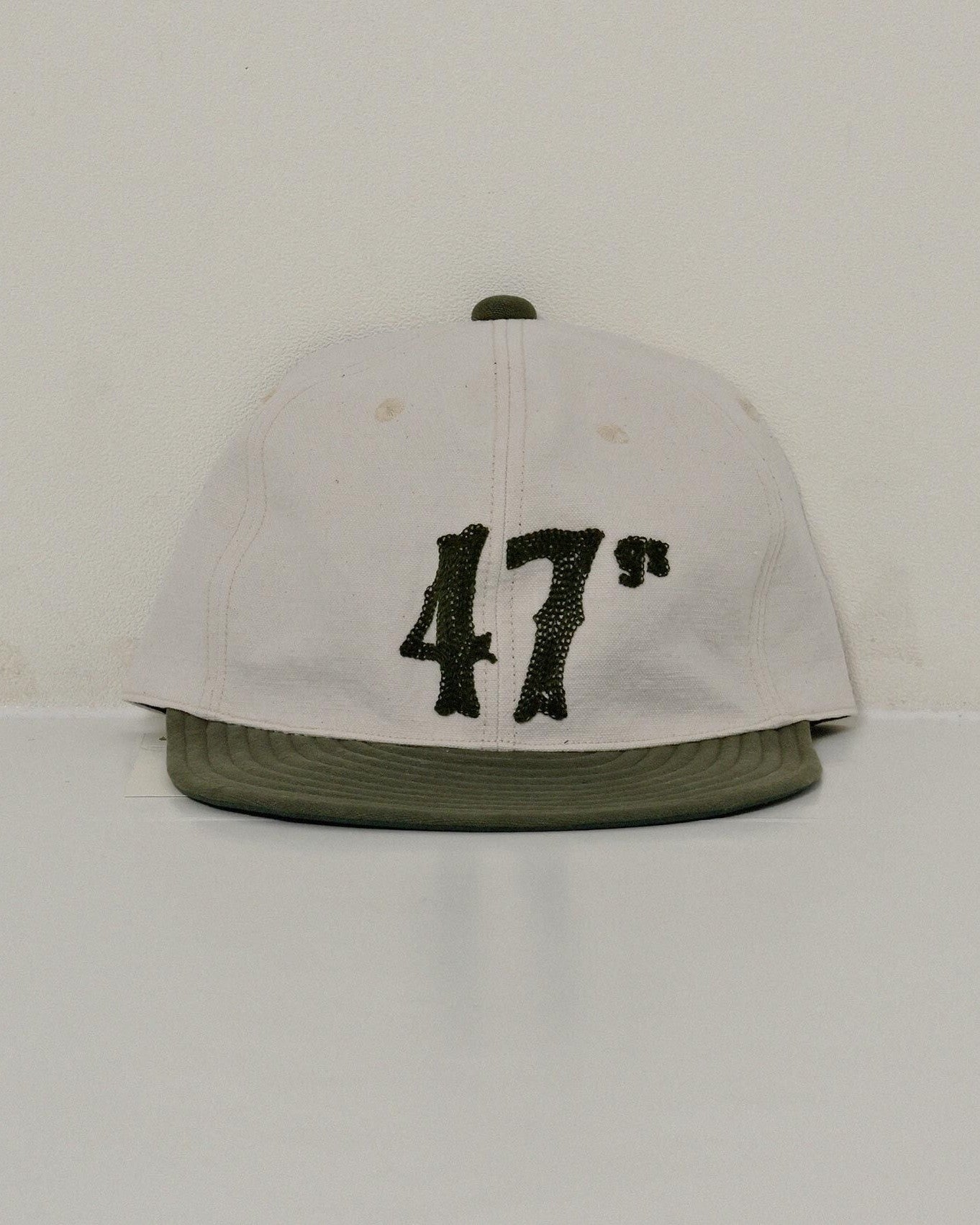 GS2449991 TWO TONE CAP - OFF WHITE/GREEN