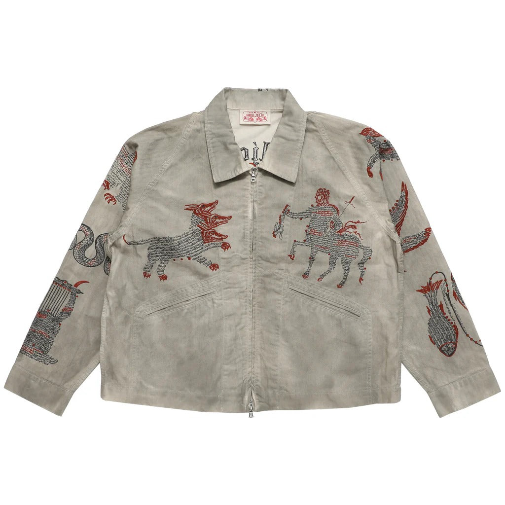 MEDIEVAL ZIP JACKET - GREY