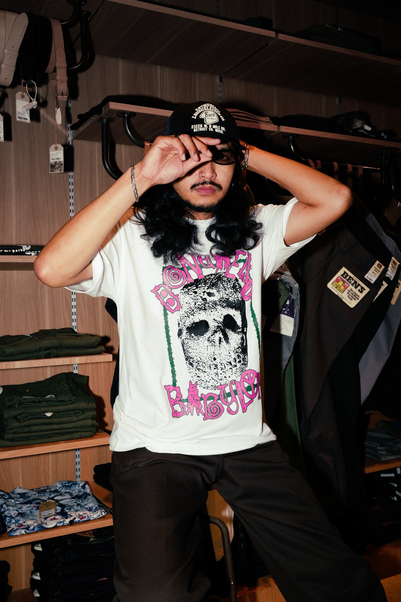 BONEHEAD TEE S/S - WHITE