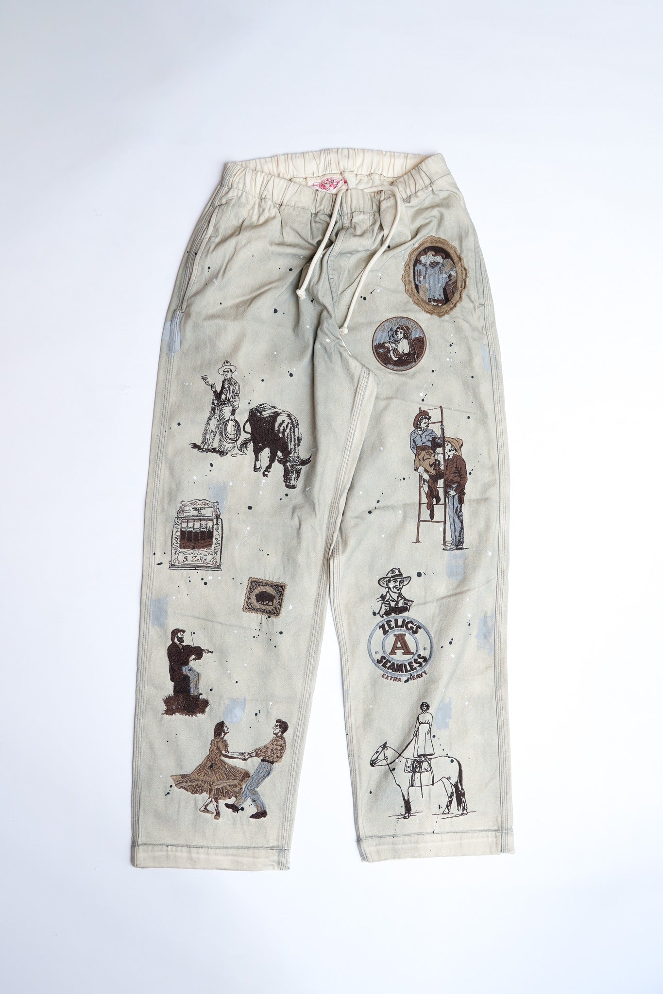 WESTERN PANT - SMOKE GREY