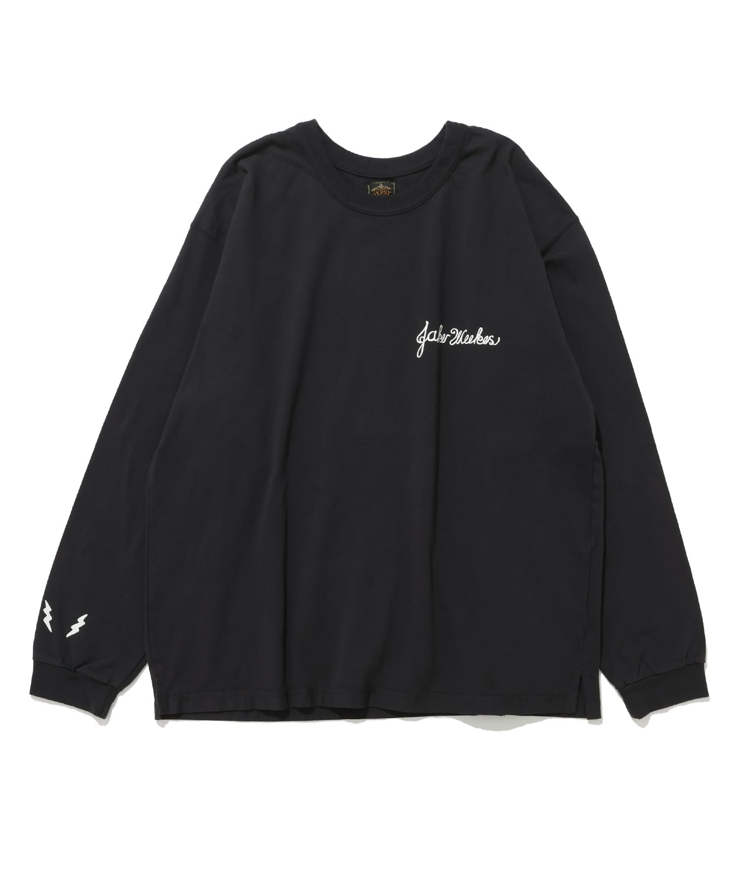 GS2529967 16/-LS SLIT VMC PT CREW - BLACK