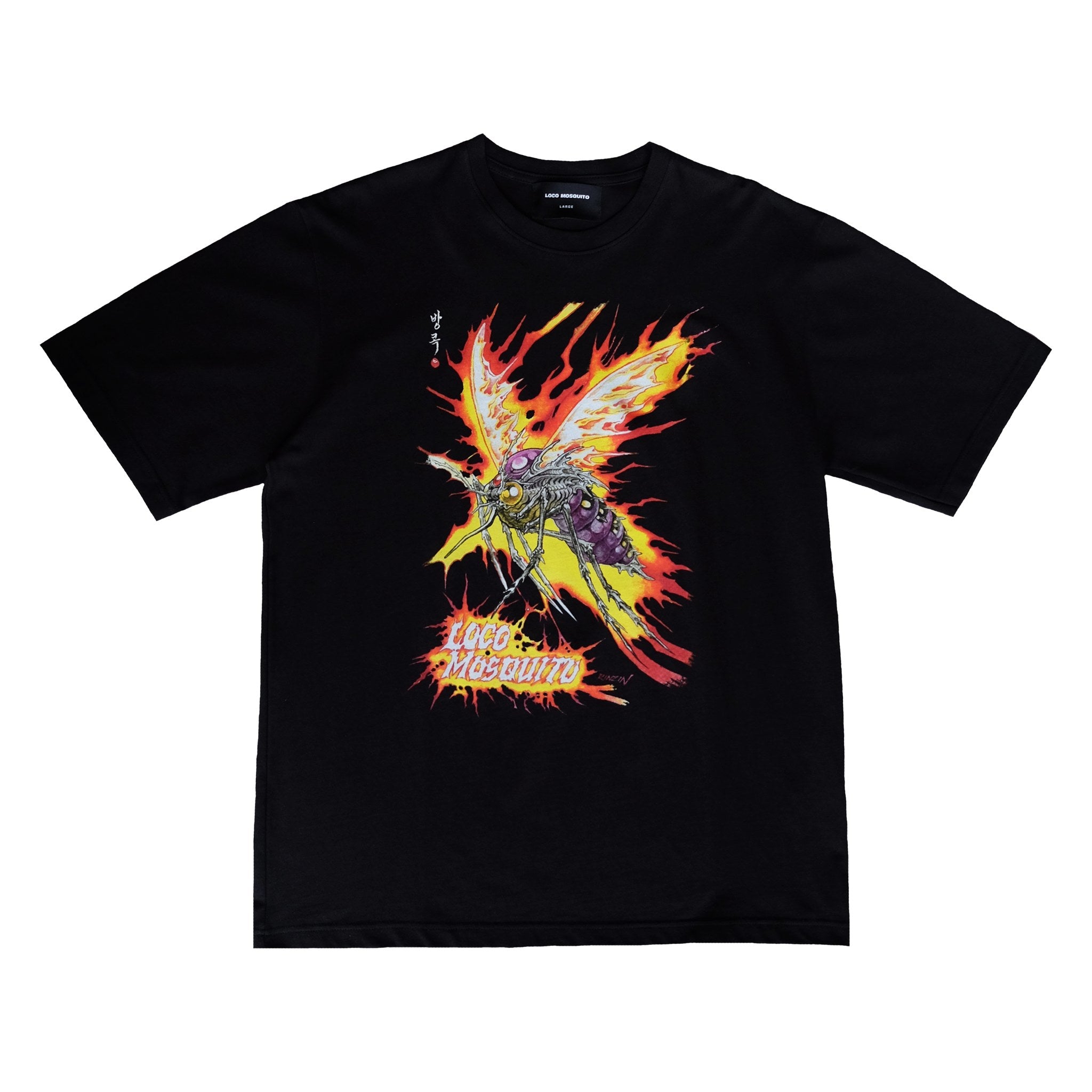 RINZIN L. MOSQUITO TEE - BLACK