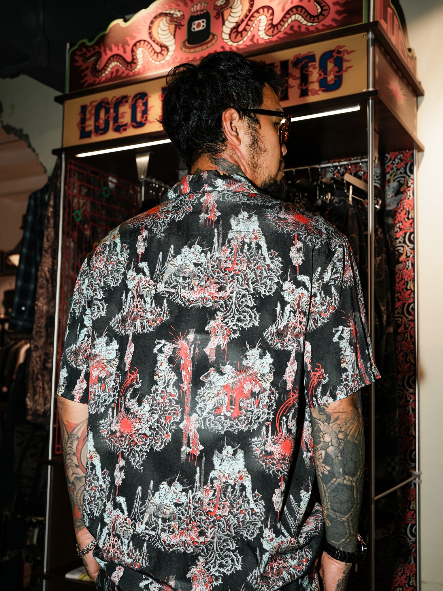 JOE CHATT HELL SHIRT - MULTI