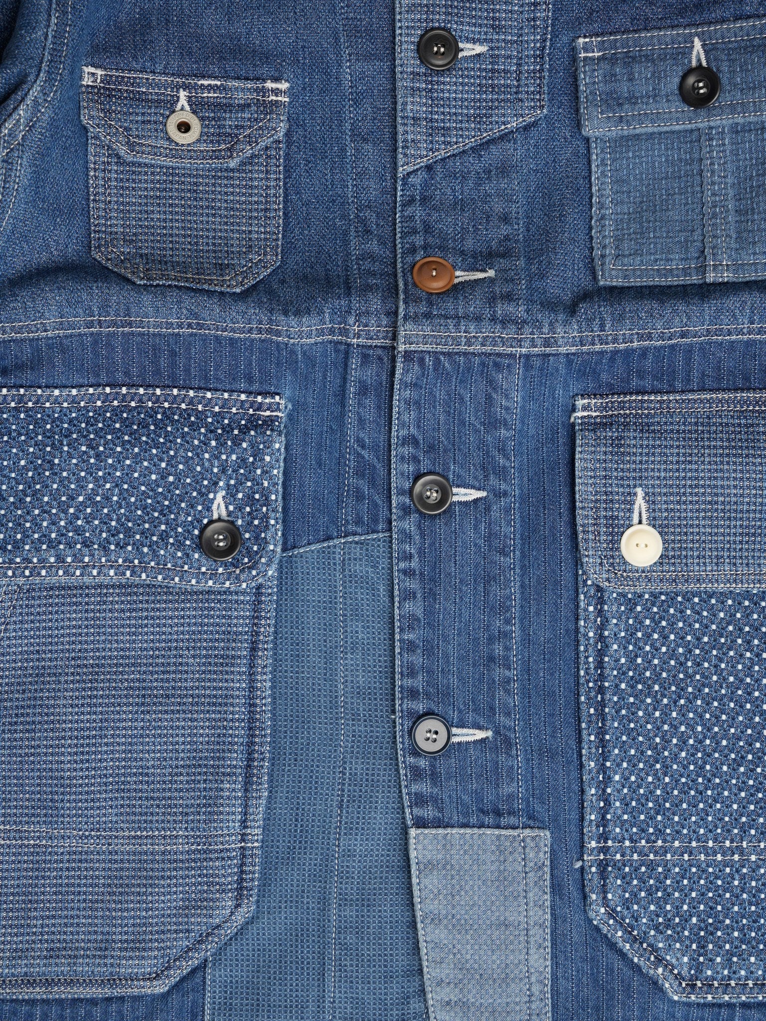 COVERALL JACKET 3YR WASH (AW25) - INDIGO