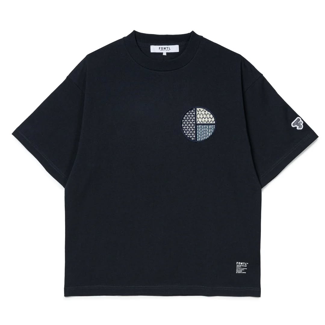CIRCLE PATCH TEE (AW25) - NAVY