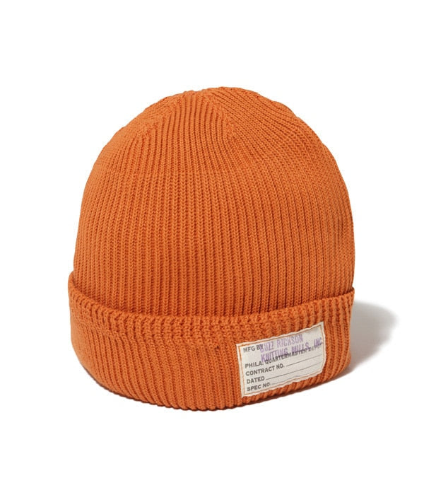 BR02186 WATCH CAP COTTON VERSION - ORANGE
