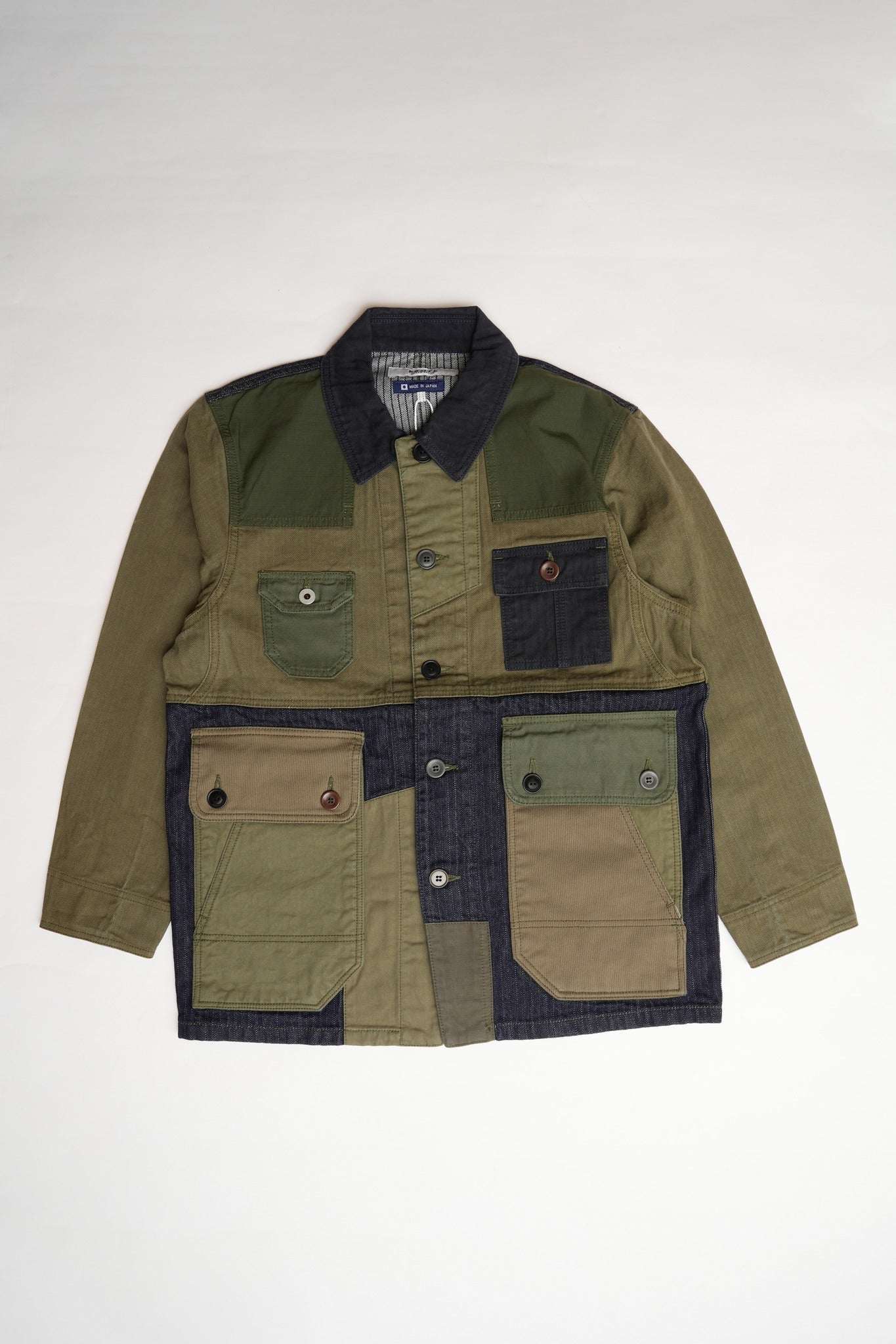 COVERALL JACKET RINSE (AW25) - KHAKI