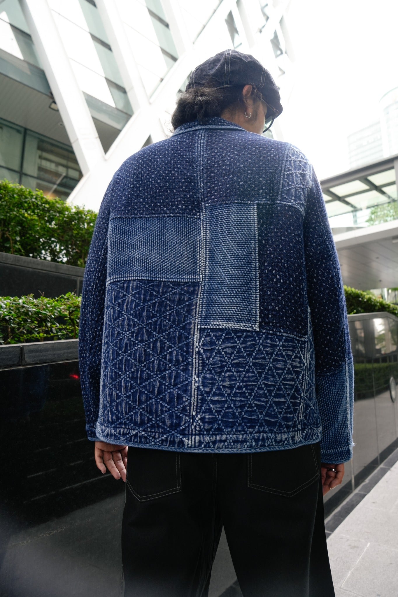SUPER KENDO & SASHIKO PATCHWORK BORO JACKET - INDIGO