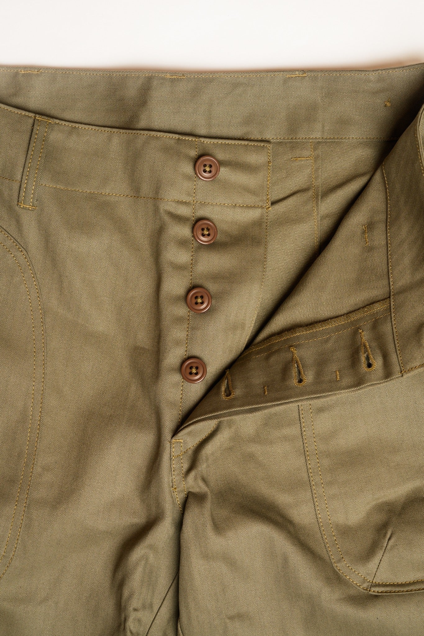 SHORT DECK PANTS - OLIVE HBT