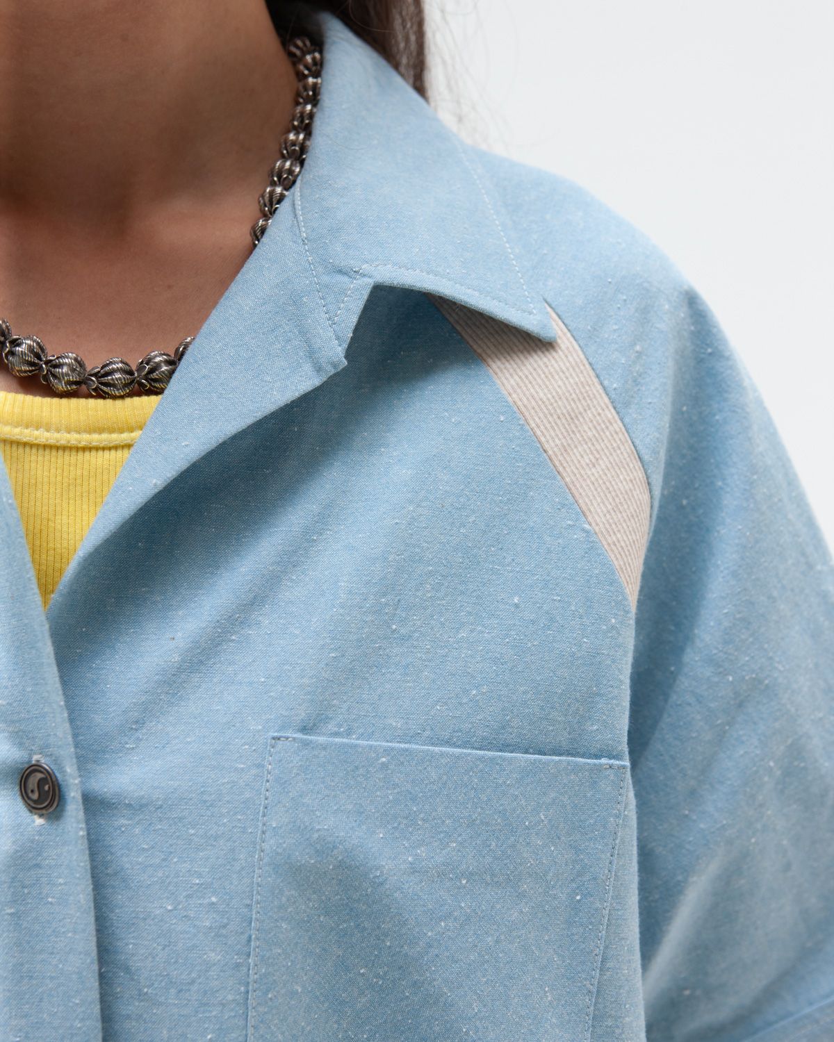 BOWLING SHIRT - BABY BLUE