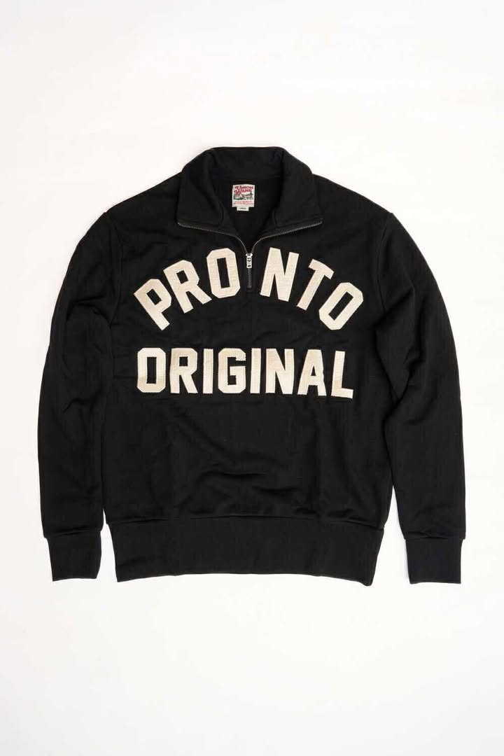 ORIGINAL ZIP PULLOVER - BLACK/BLACK