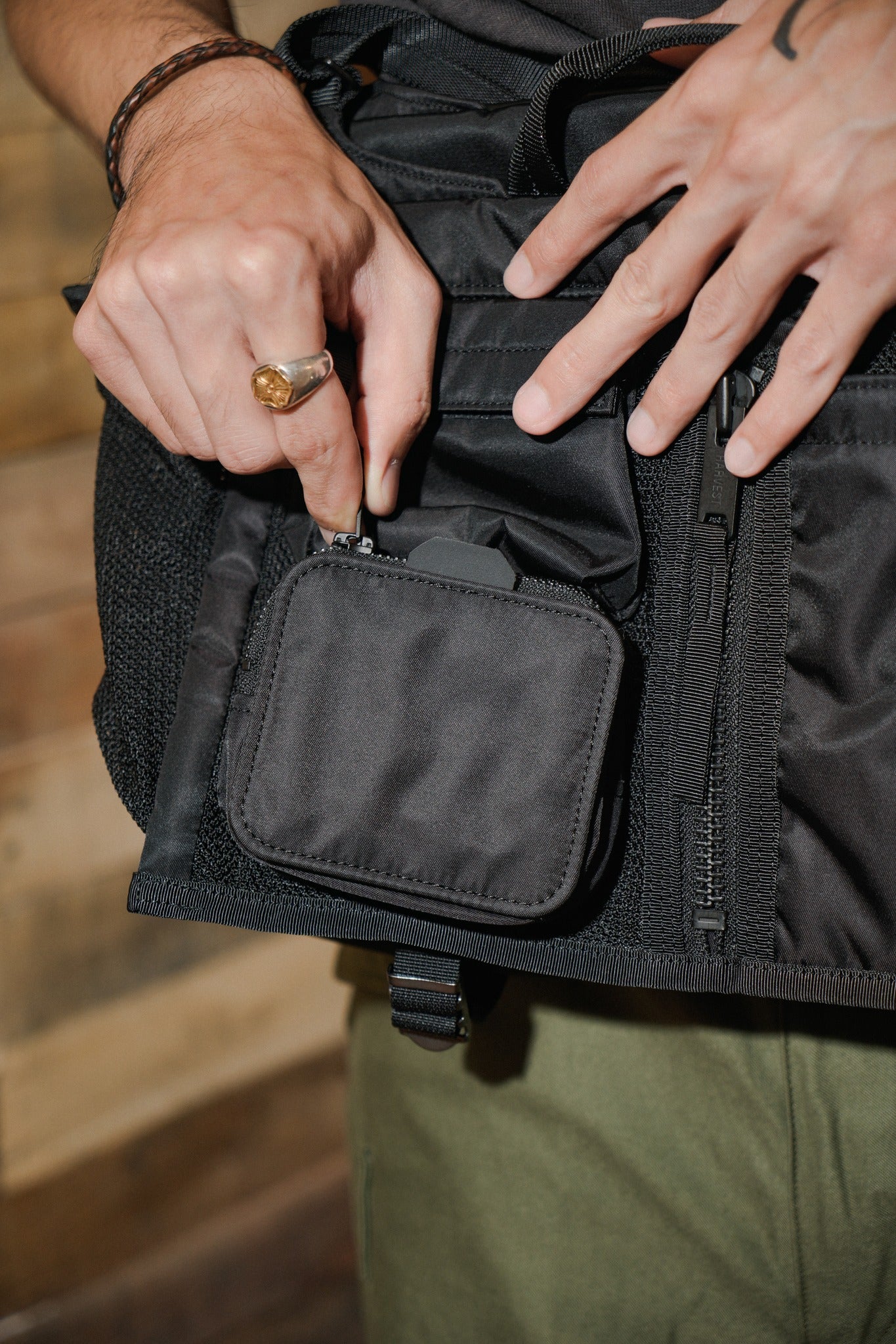 HJR-0321 FLYER'S 70XX x WINGMAN Collaboration - BLACK