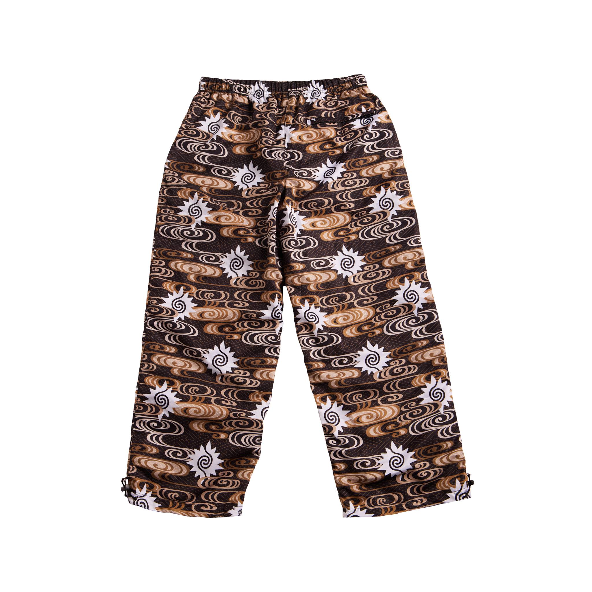 TOMAS TOMAS SPORTSWEAR PANTS - BLACK/BROWN