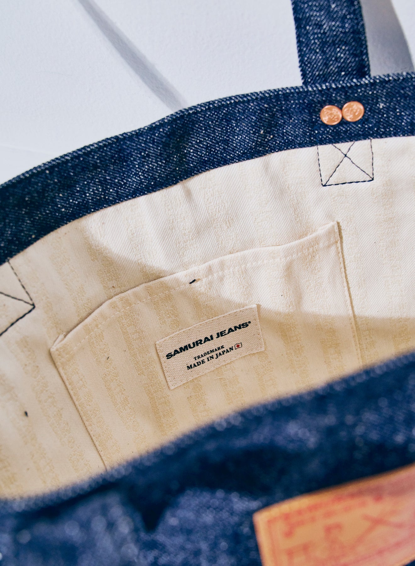 SJRPB25 Denim Handbag - INDIGO