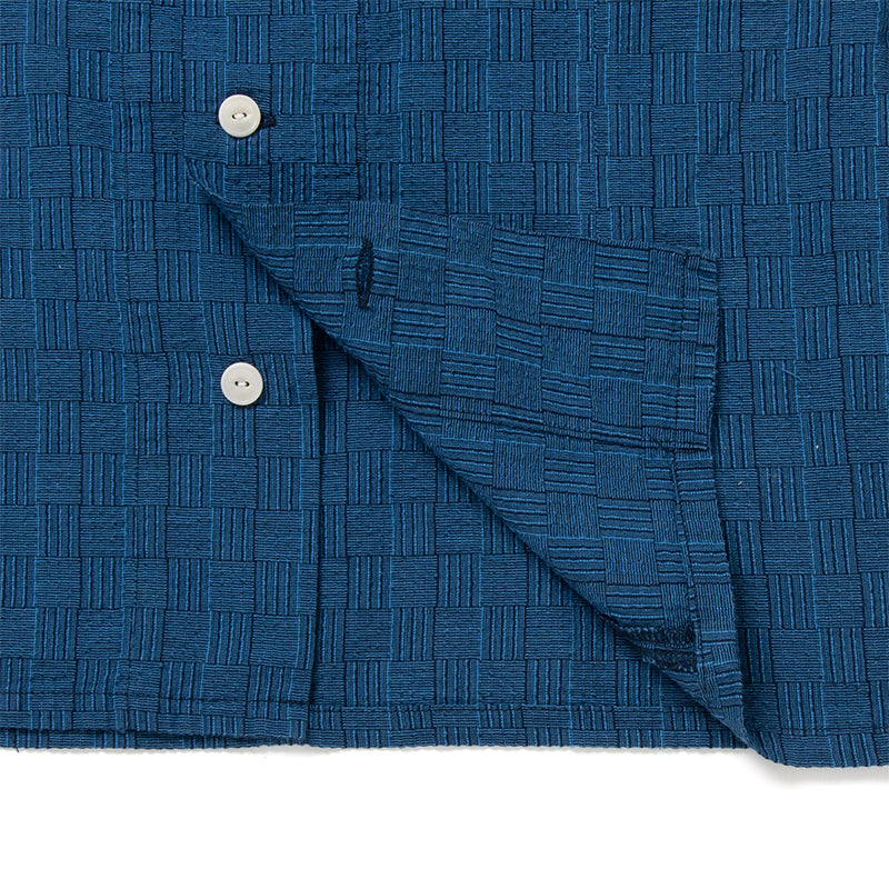 5706B Awa Shijira woven long sleeve shirt - B
