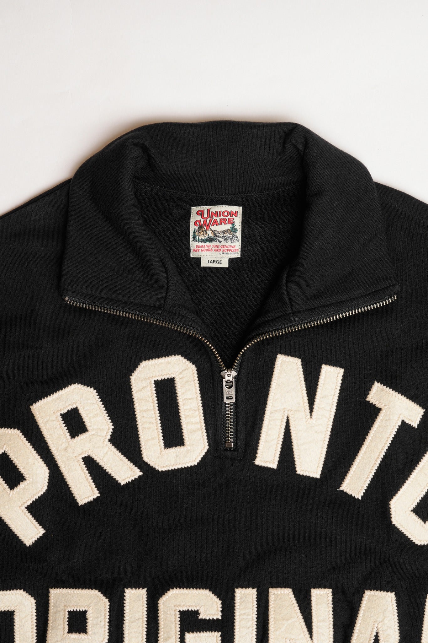 ORIGINAL ZIP PULLOVER - BLACK/BLACK