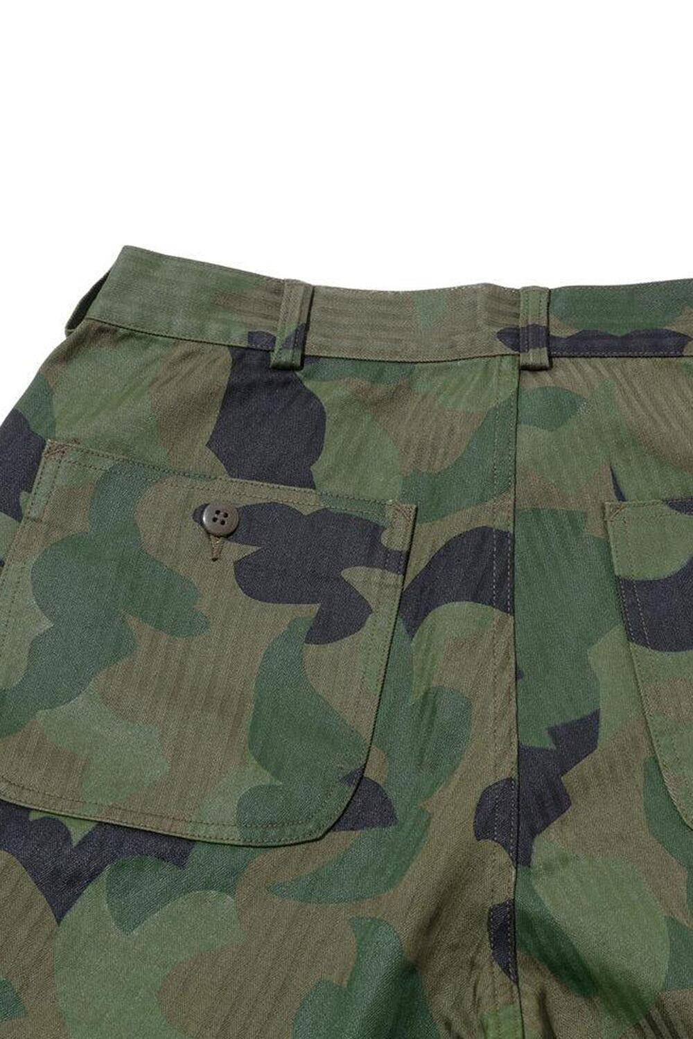 1236 USMC HBT P53 UTILITY PANTS FIRST-TIME - CAMOUFLAGE