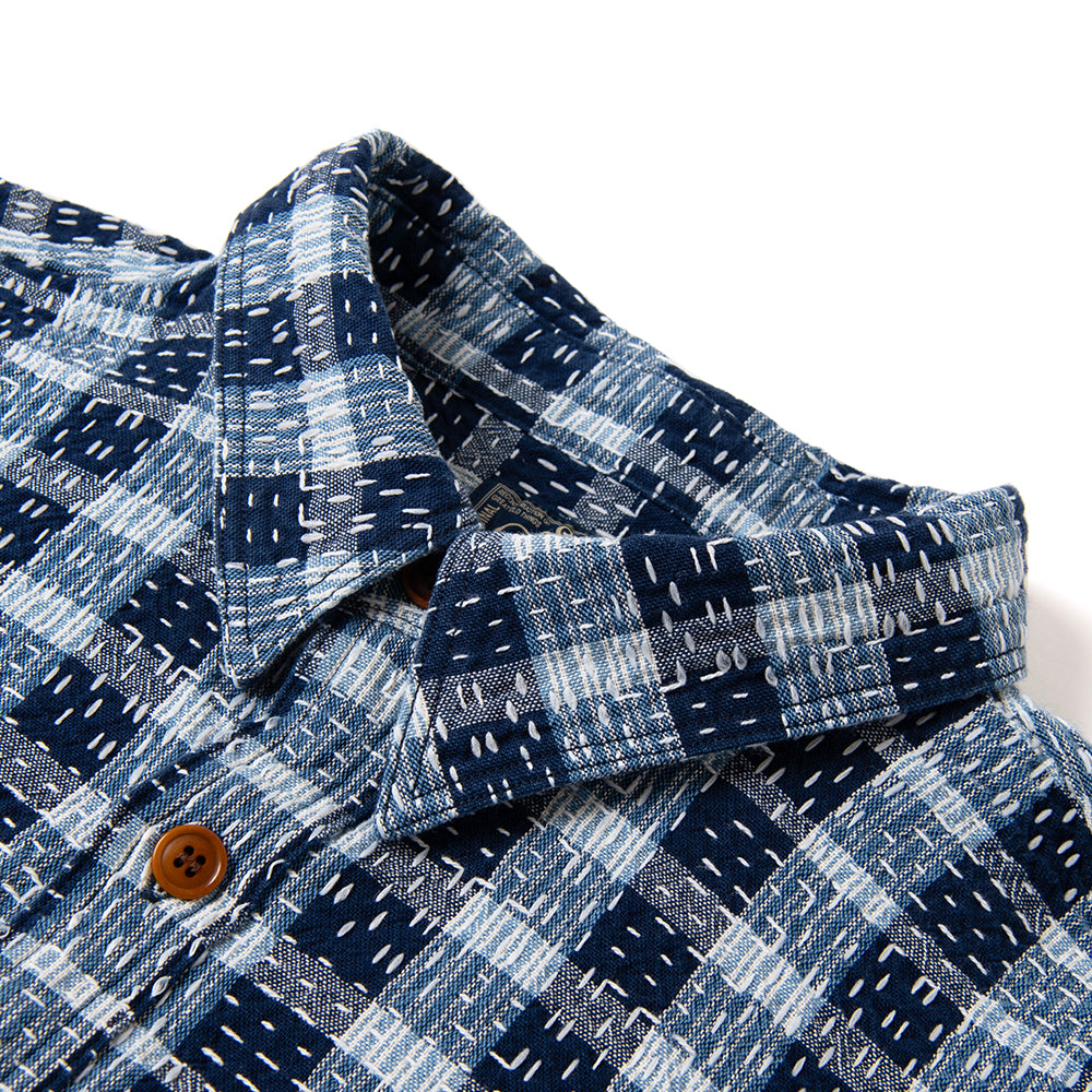 5737 Indigo Workwear Long Sleeve Shirt - INDIGO