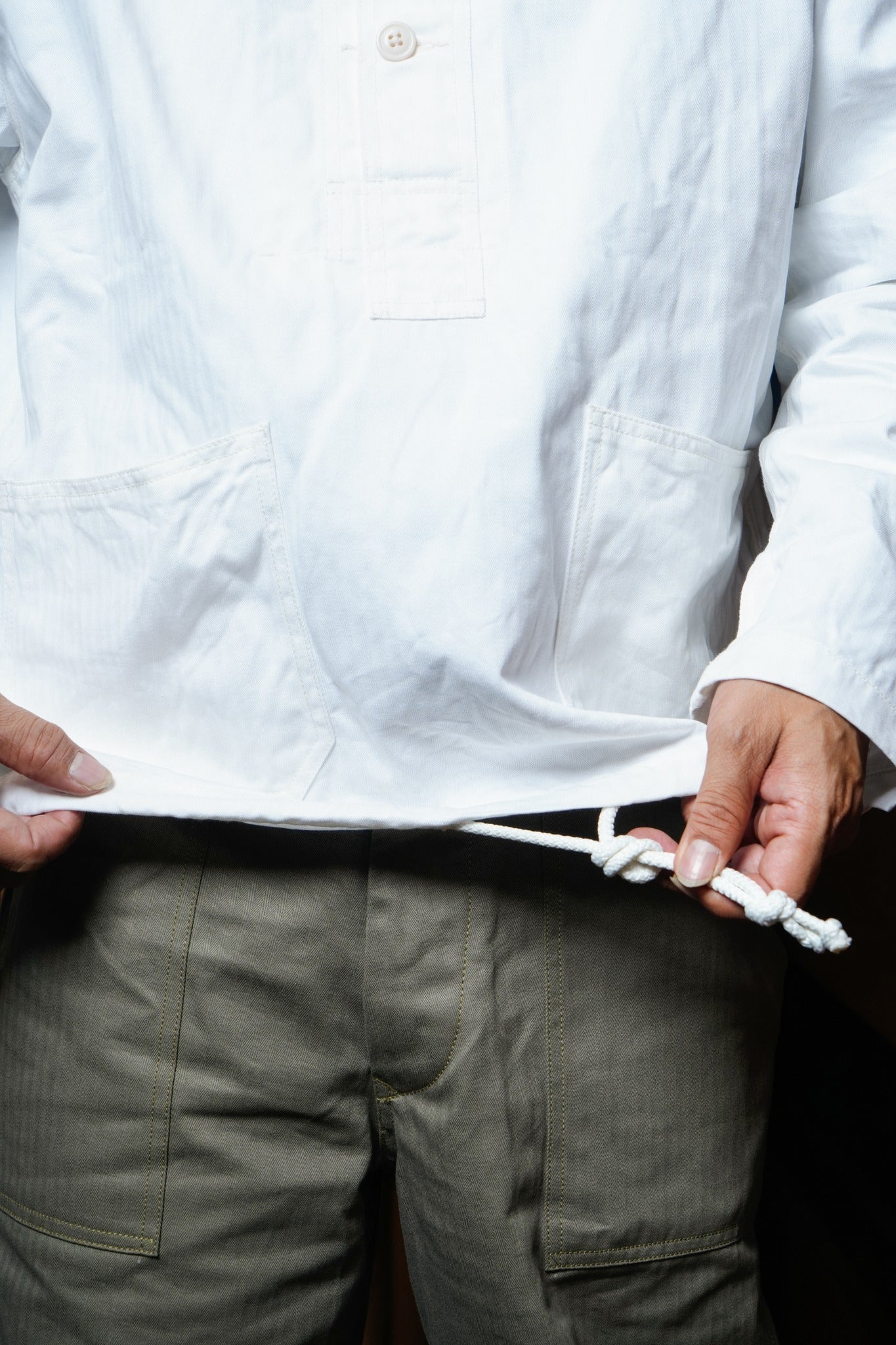 PULLOVER PARKA - NATURAL HBT