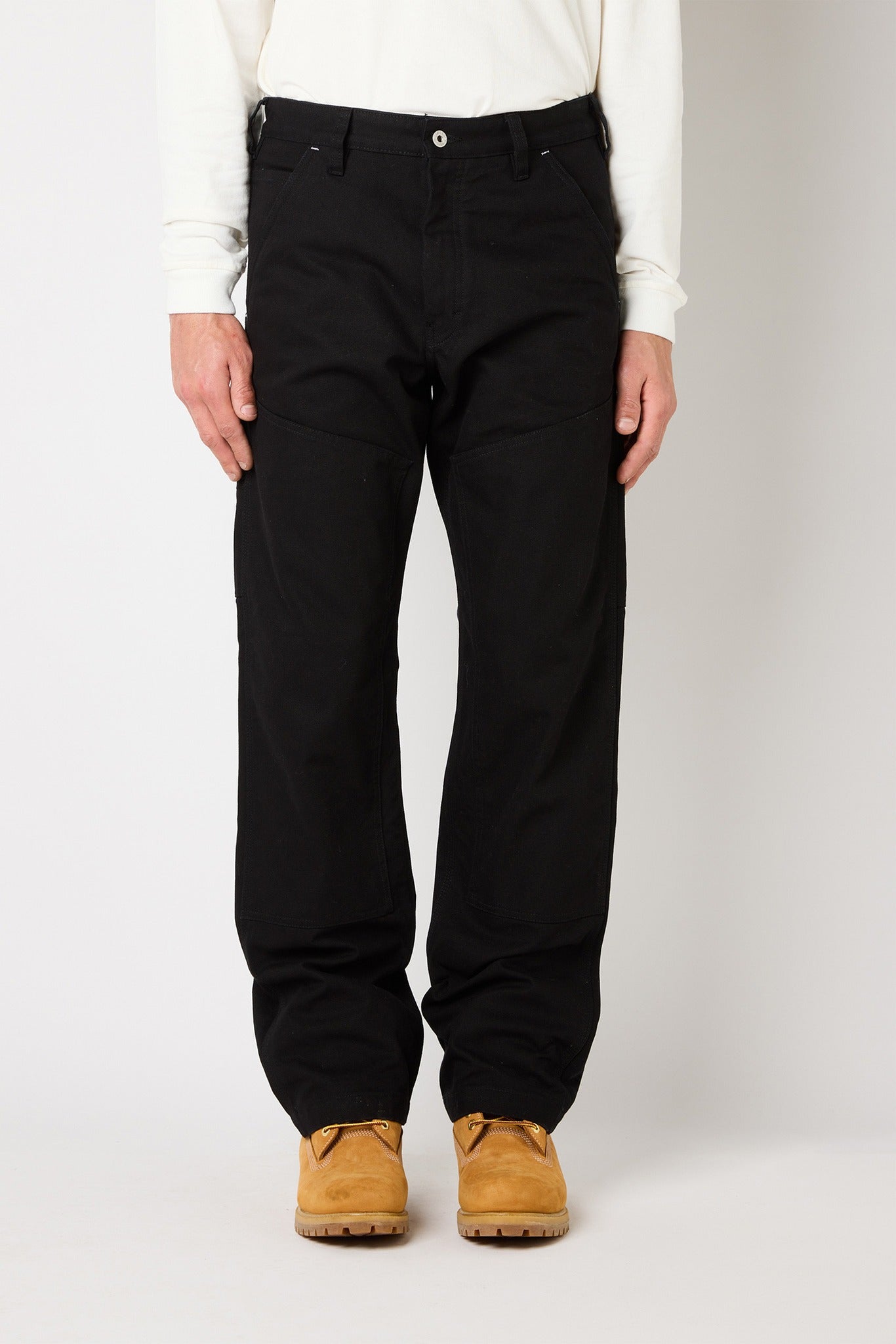 STATEMENT DOUBLE KNEE PANT ROY ROGER'S WORKWEAR - BLACK