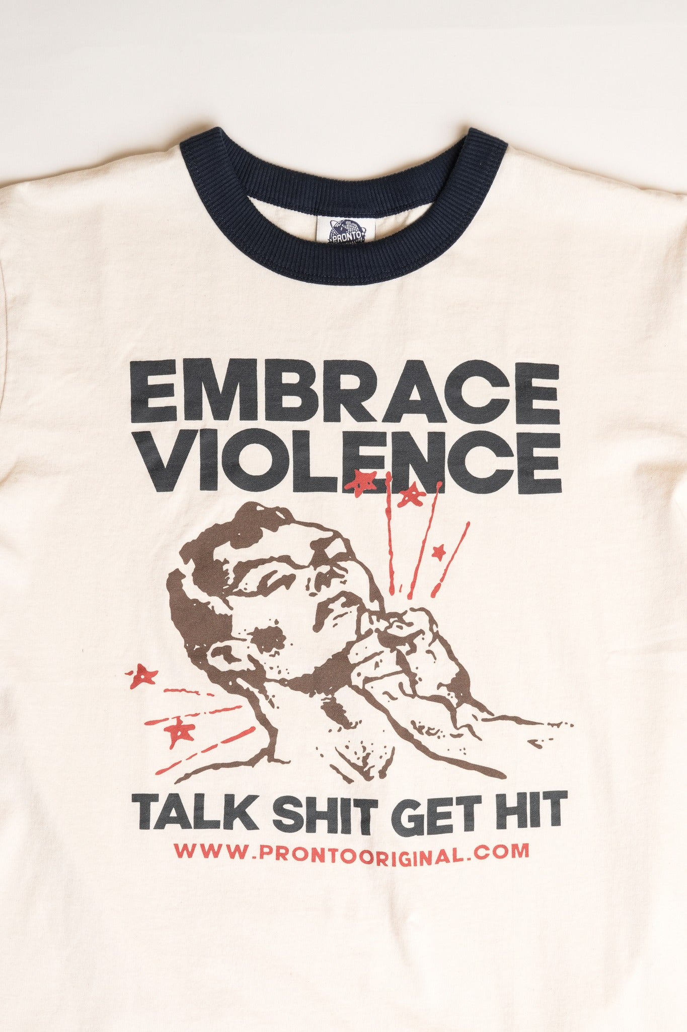 Original Ringer Tee - Embrace Violence