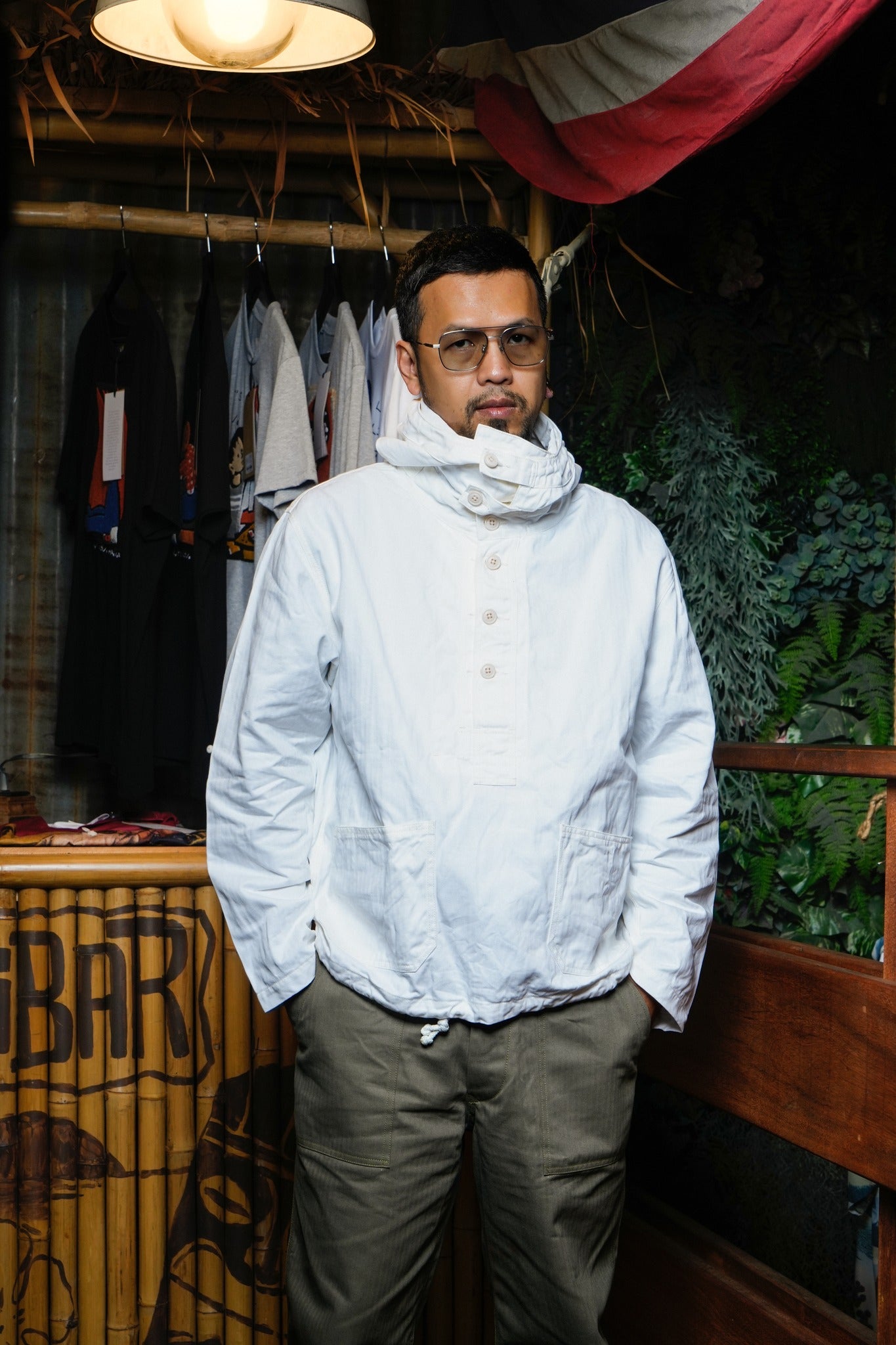 PULLOVER PARKA - NATURAL HBT