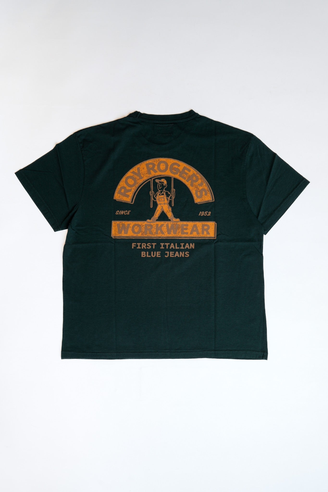T-SHIRT ROY ROGER'S WORKWEAR JERSEY MASCOTTE - DARK GREEN