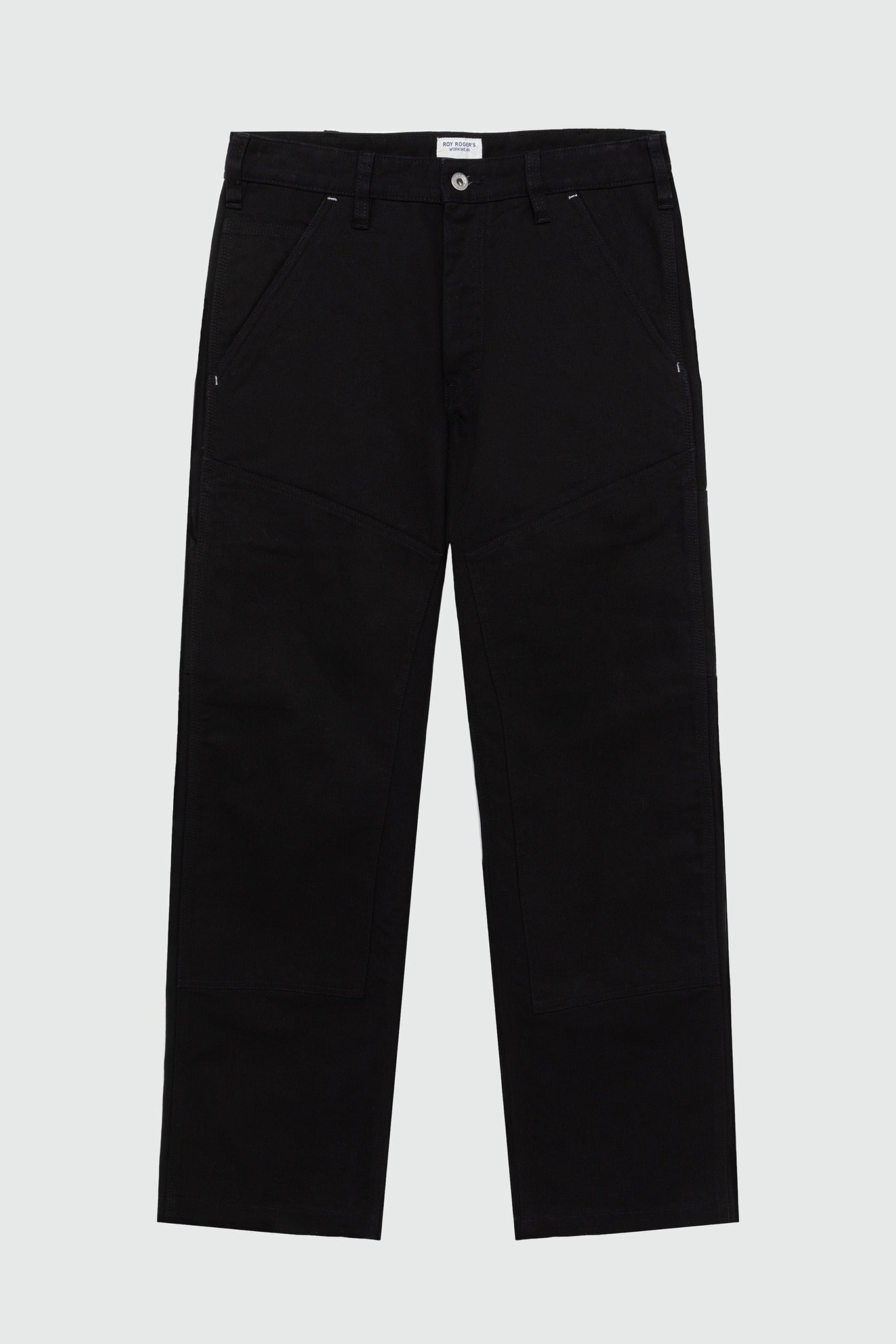 STATEMENT DOUBLE KNEE PANT ROY ROGER'S WORKWEAR - BLACK