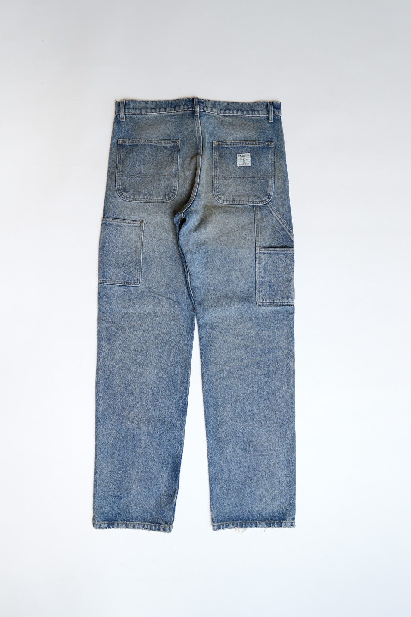 STATEMENT DOUBLE KNEE PANT ROY ROGER'S WORKWEAR - DENIM