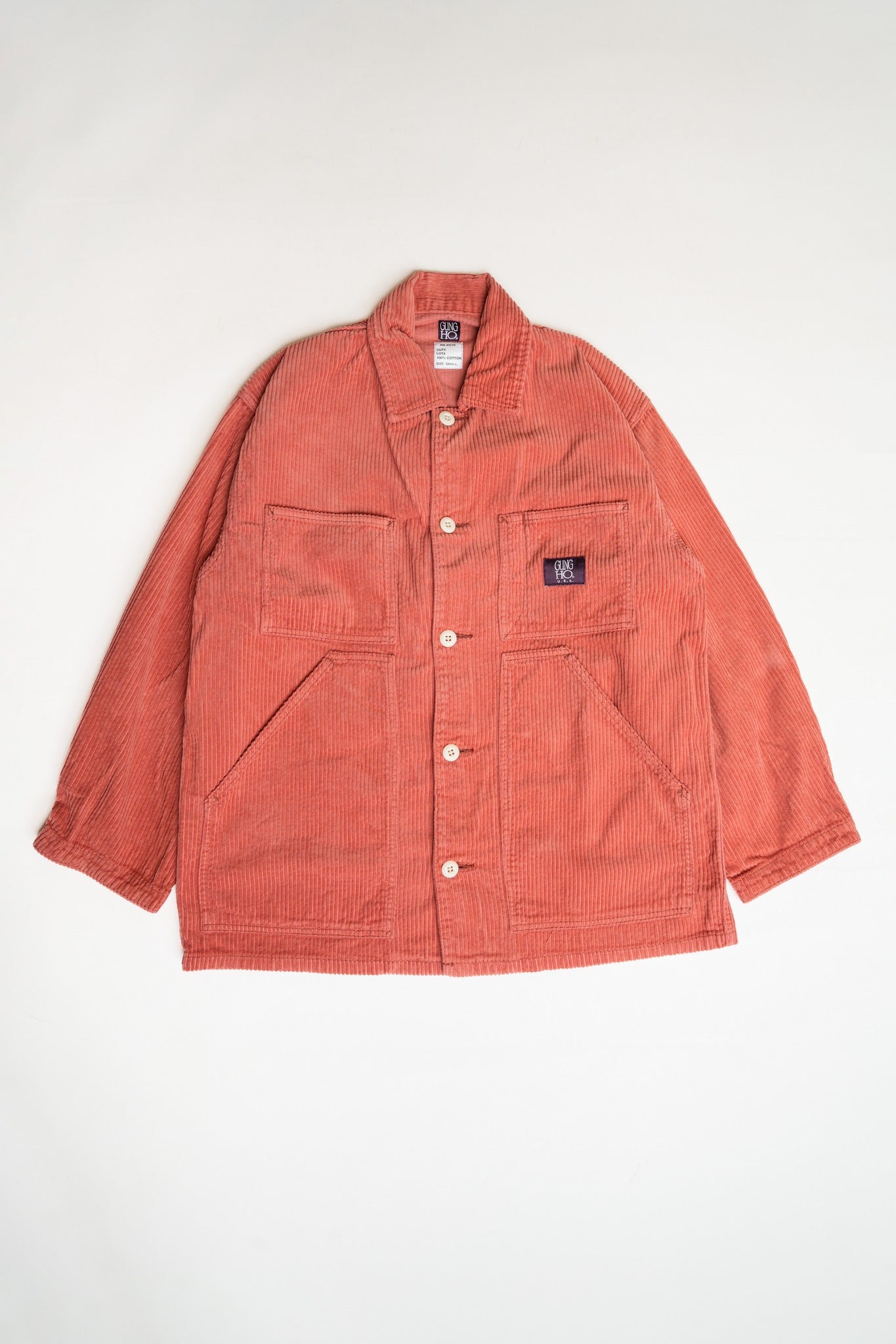 FATIGUE COVER JACKET (9W CORDUROY) - ROSE (RED)